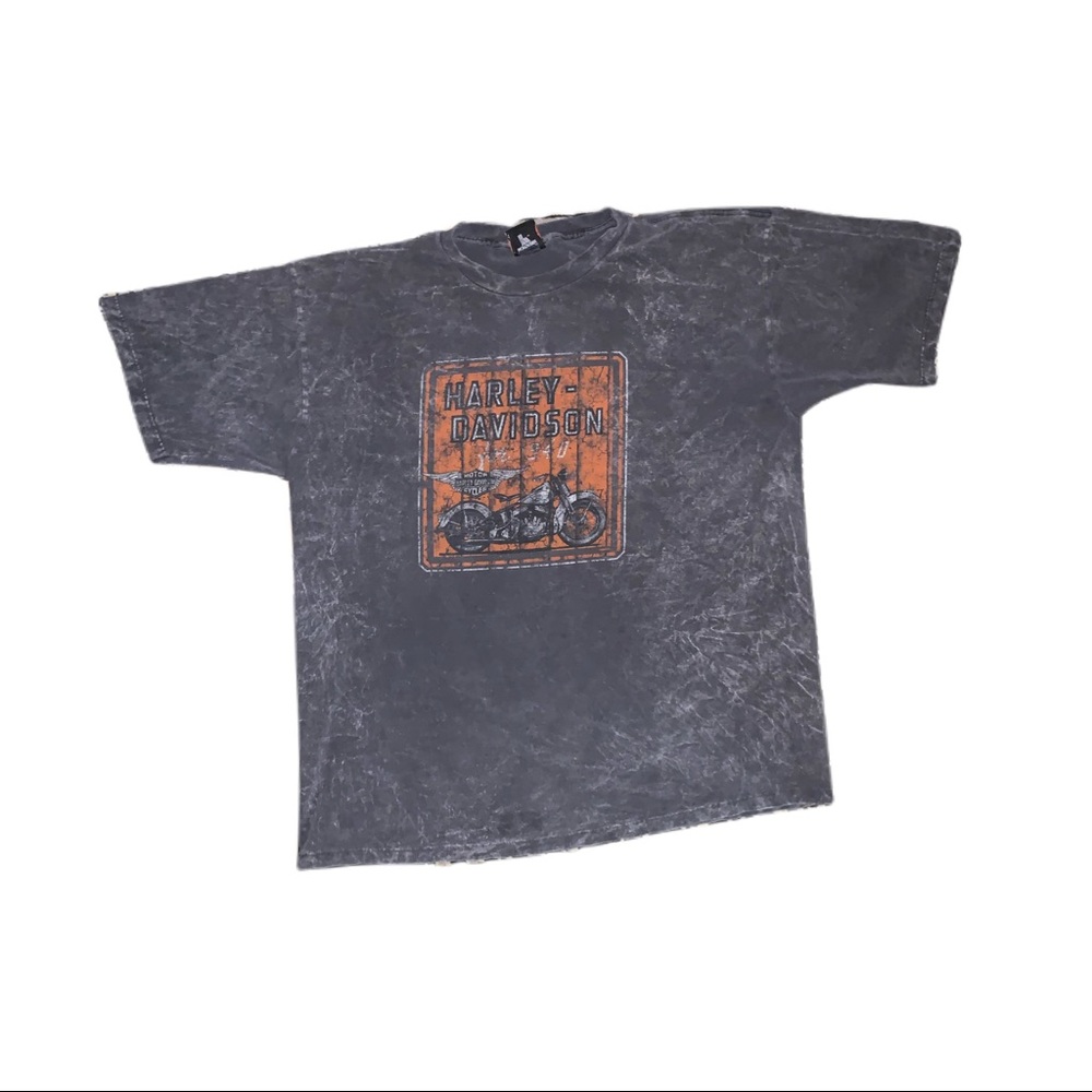 HARLEY DAVIDSON VINTAGE ACID WASH TEE